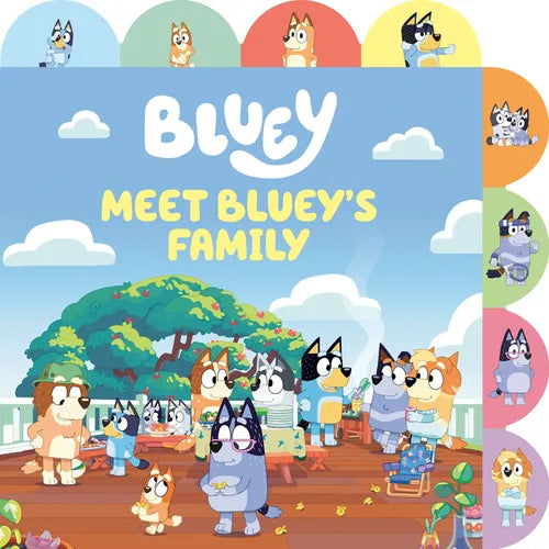 Meet Bluey’s Family tabbed board book