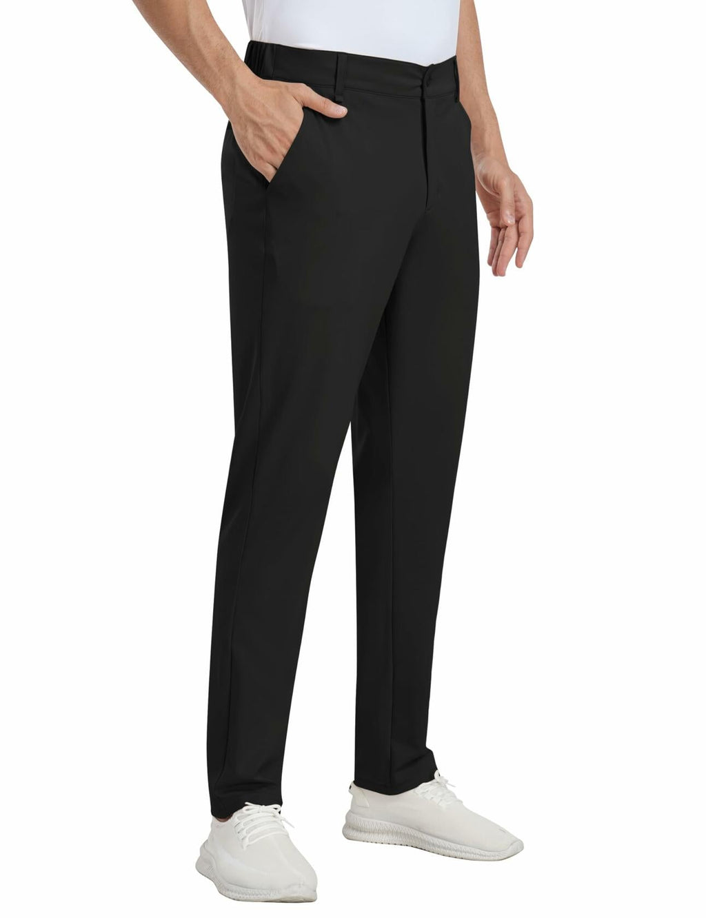 MoFiz Men’s Stretch Golf Pants – Light Khaki product image 7