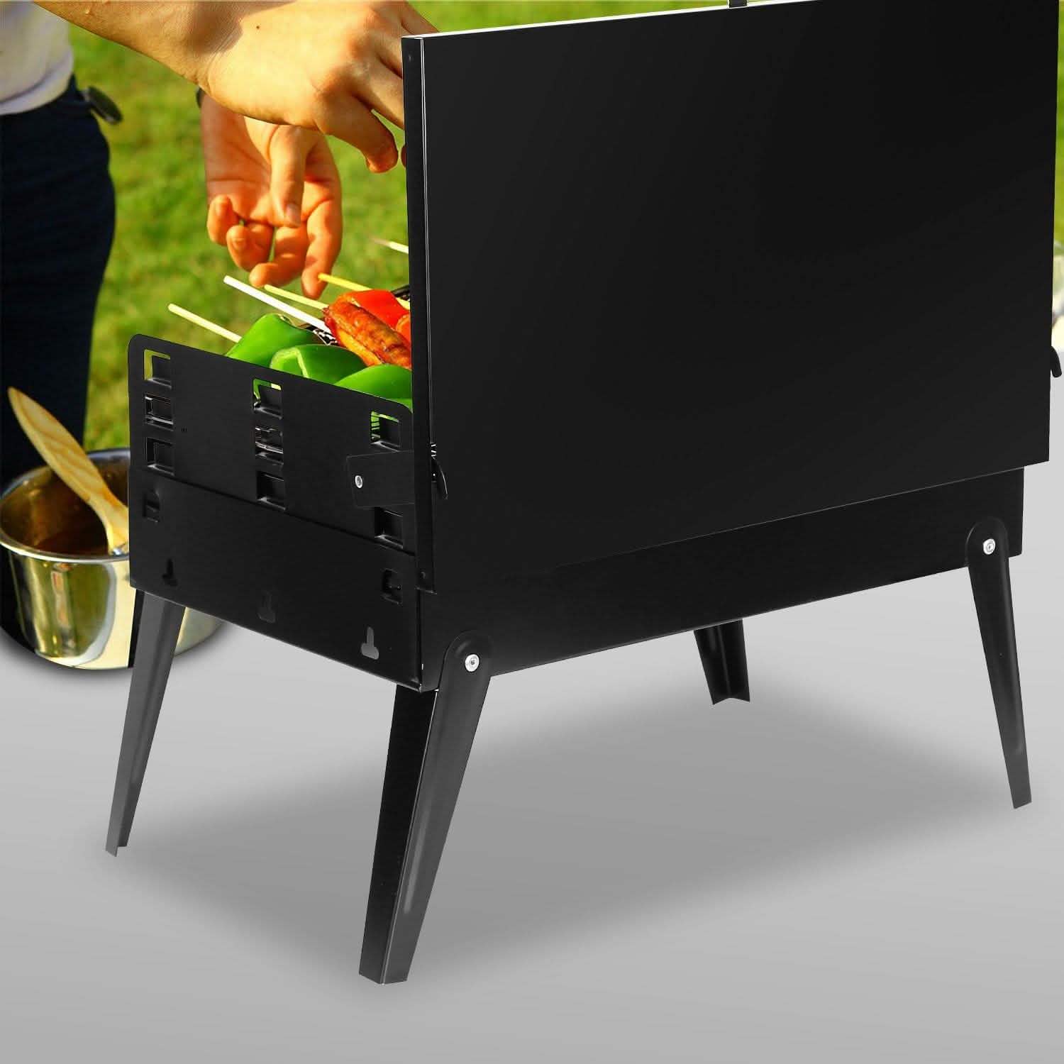 Portable Suitcase Charcoal Grill – product view 16