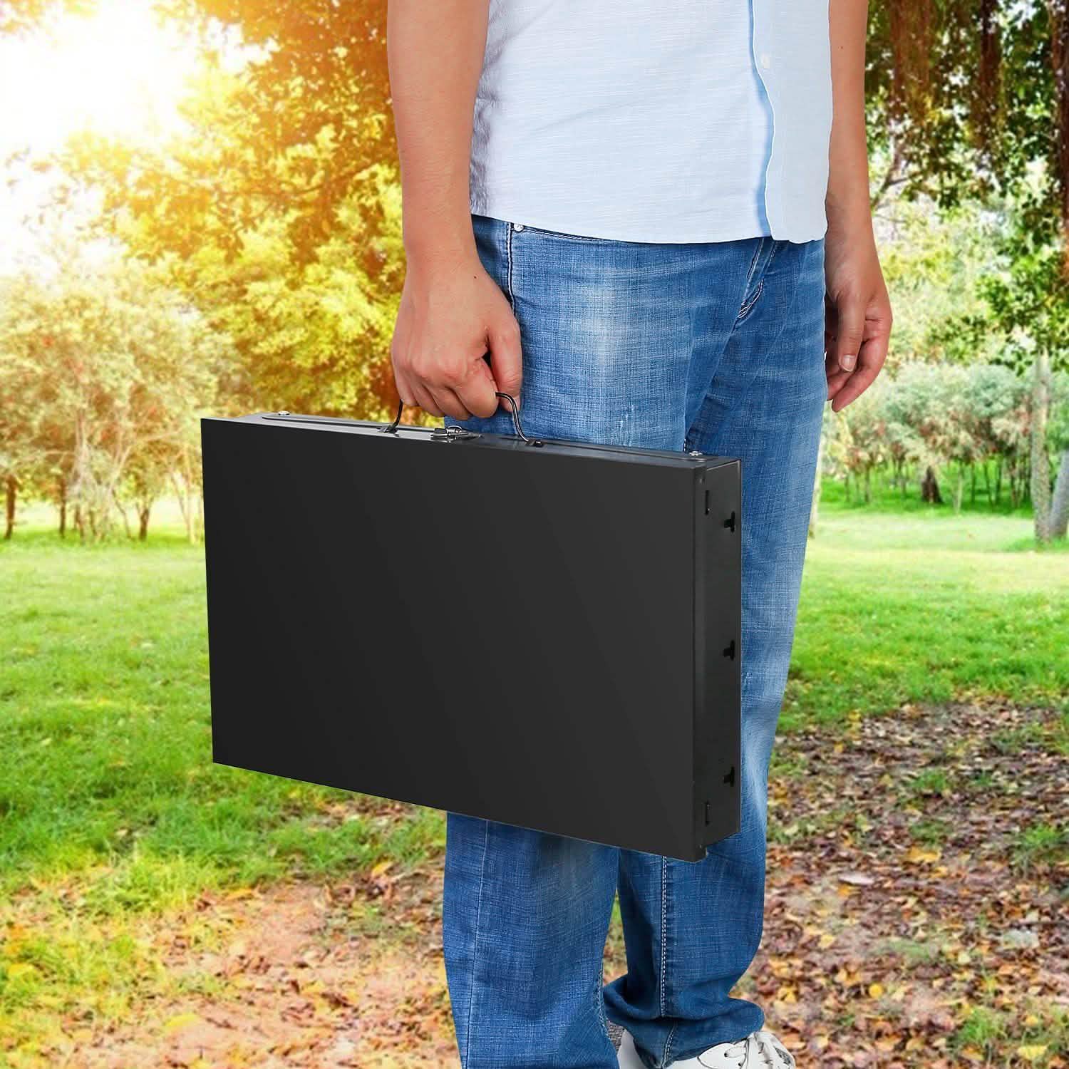 Portable Suitcase Charcoal Grill – product view 19