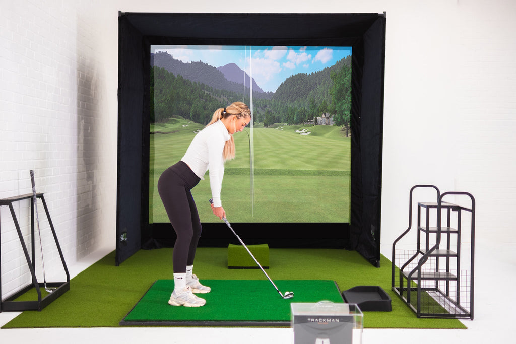 GolfBays SimBox Golf Simulator Enclosure – 7 Sizes