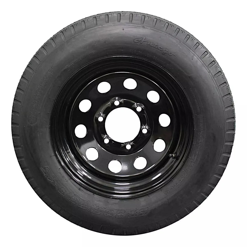 Antego 205/75D15 Trailer Tire & Wheel Set of 4