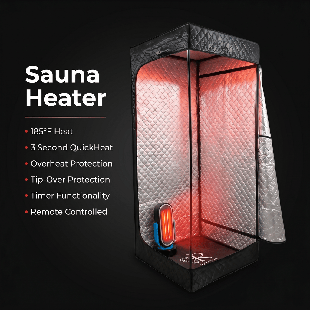 1500W Ceramic Carbon Sauna Heater with Remote