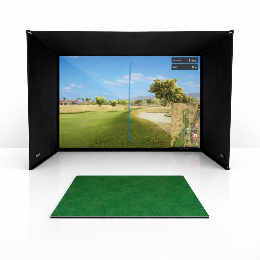 GolfBays SimBox Golf Simulator Enclosure – 7 Sizes