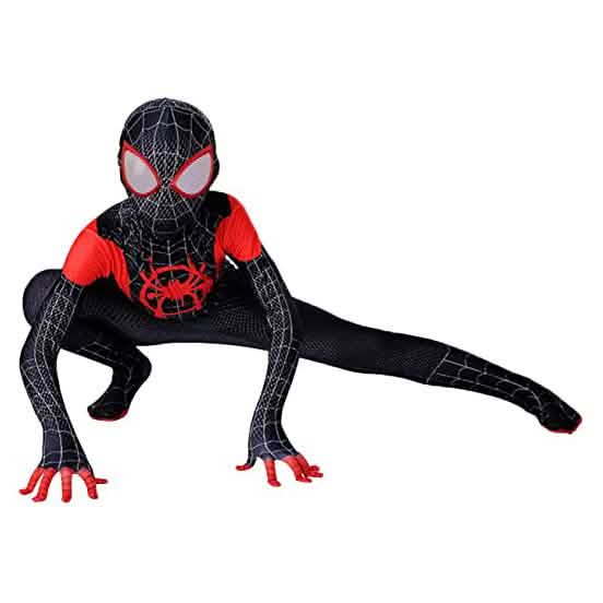 Kids Superhero Costume Bodysuit & Mask – product view 7