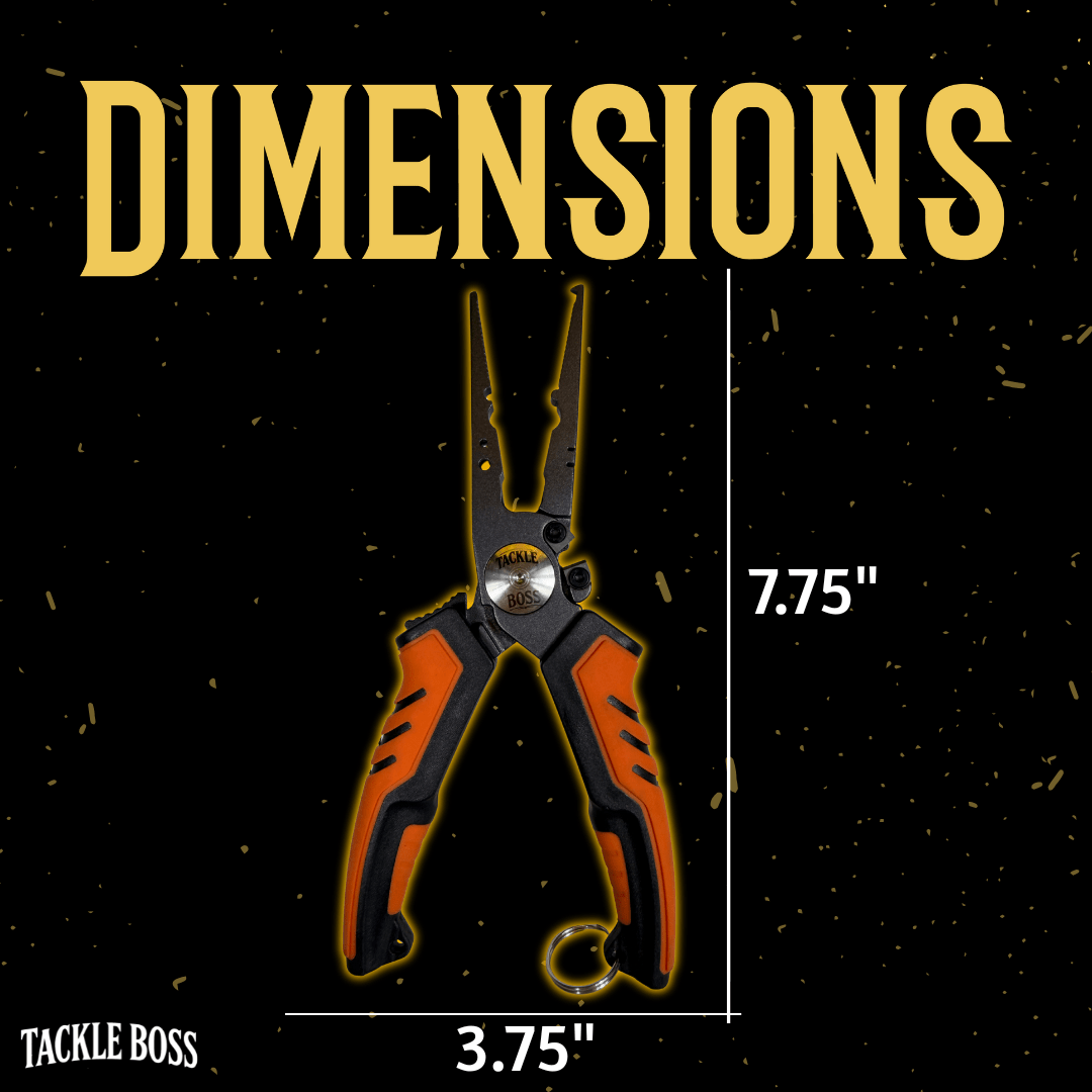 Tackle Boss 3-Piece Outlaw Fishing Pliers Set