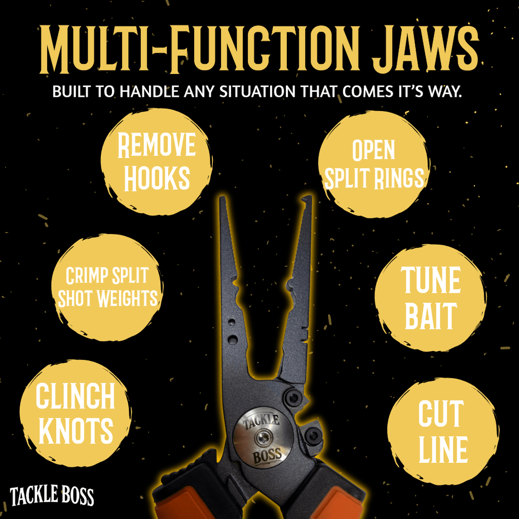 Tackle Boss 3-Piece Outlaw Fishing Pliers Set