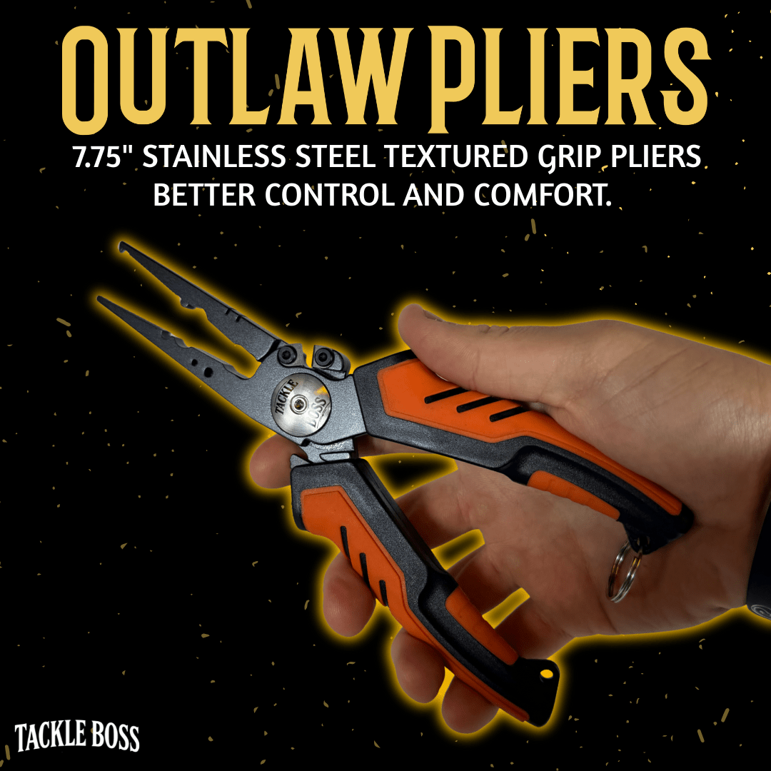 Tackle Boss 3-Piece Outlaw Fishing Pliers Set