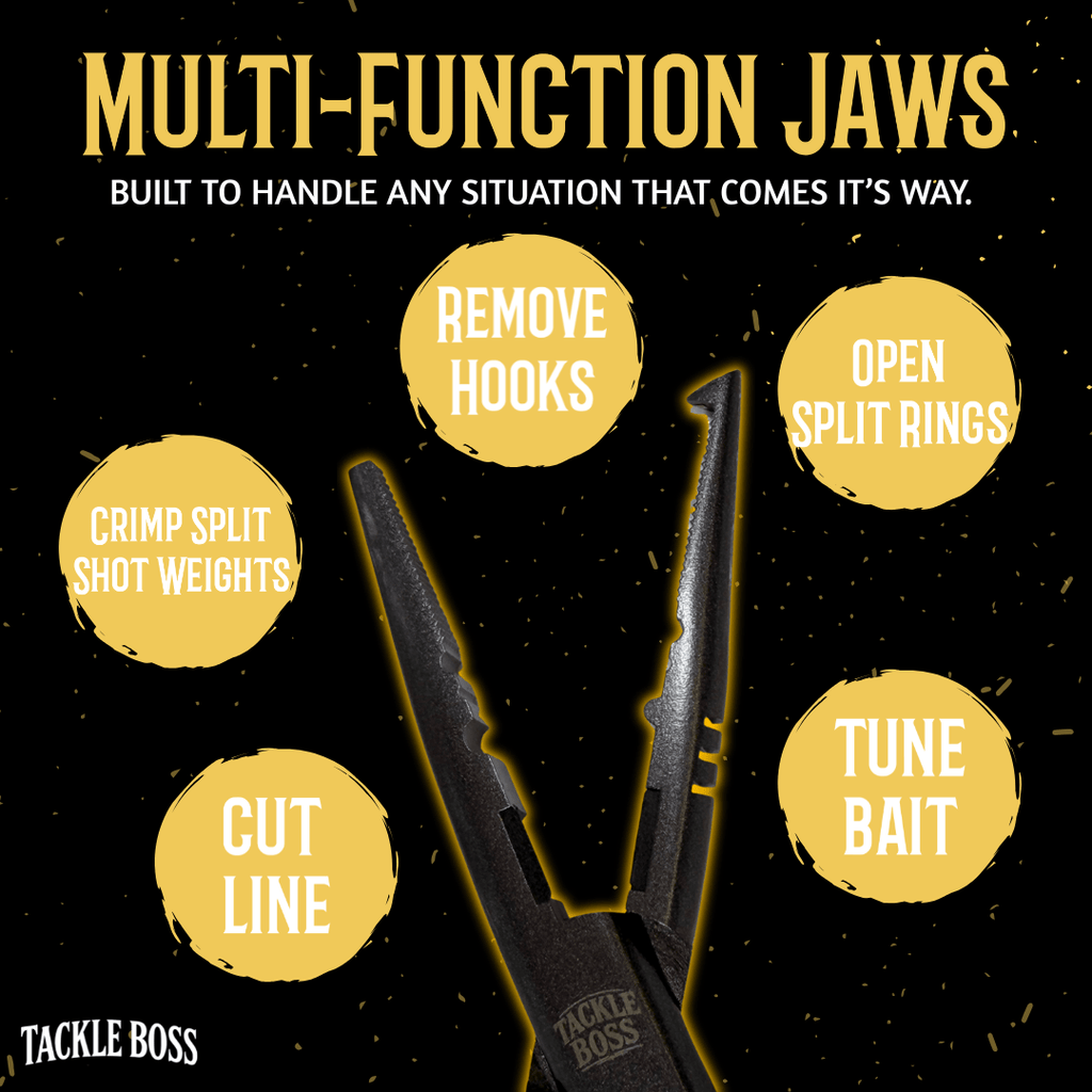 Tackle Boss 4-Piece Outlaw Fishing Pliers Set