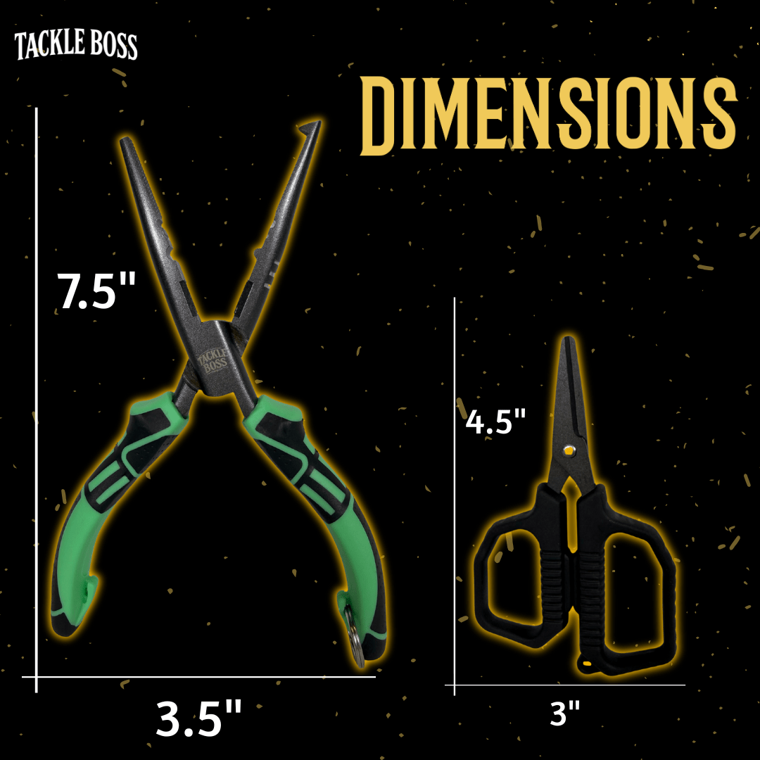 Tackle Boss 4-Piece Outlaw Fishing Pliers Set