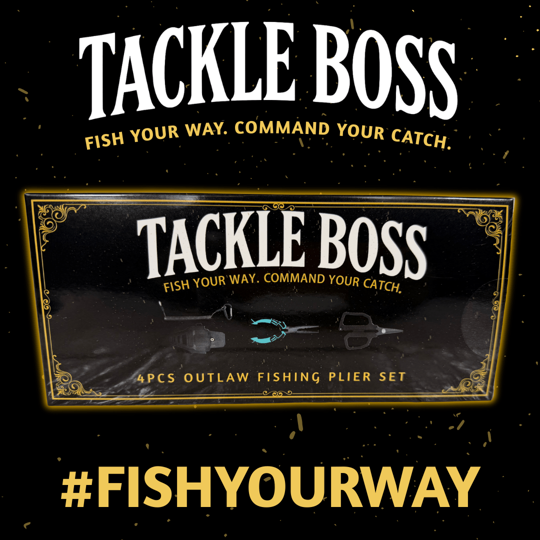 Tackle Boss 4-Piece Outlaw Fishing Pliers Set