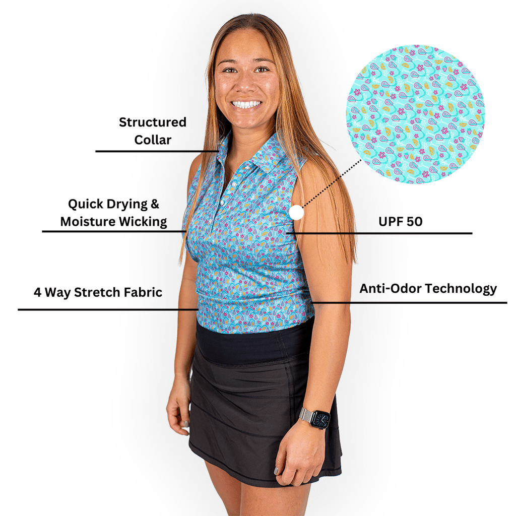 Time to Par/Tee Women’s Sleeveless Golf Polo