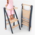 Toddler Learning Tower Step Stool – Graphite