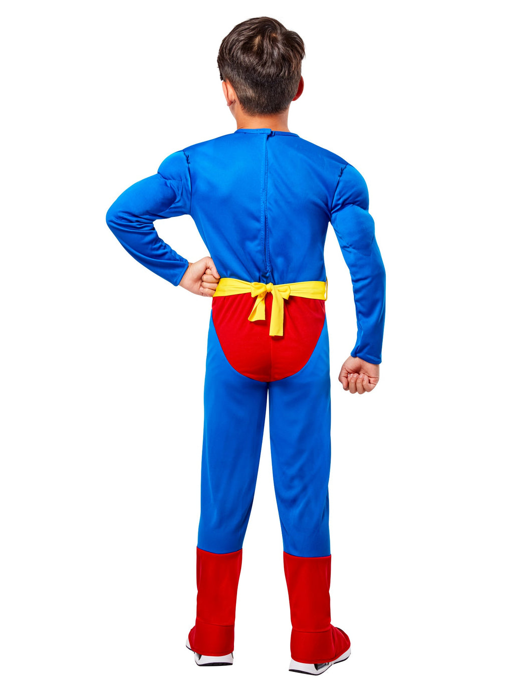 Superman Muscle Chest Child Costume with Cape – product view 3