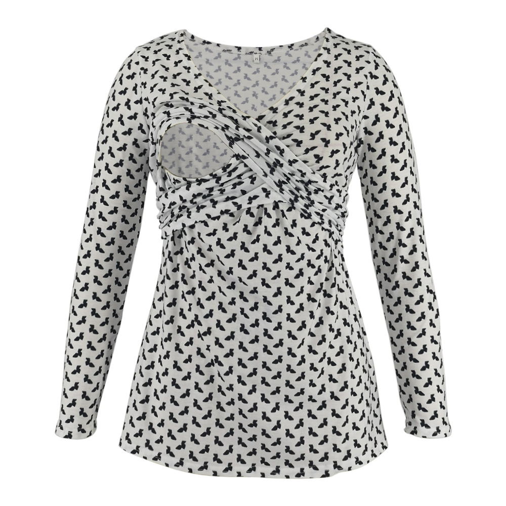 Women’s Deep V-Neck Maternity & Nursing Top product image 10