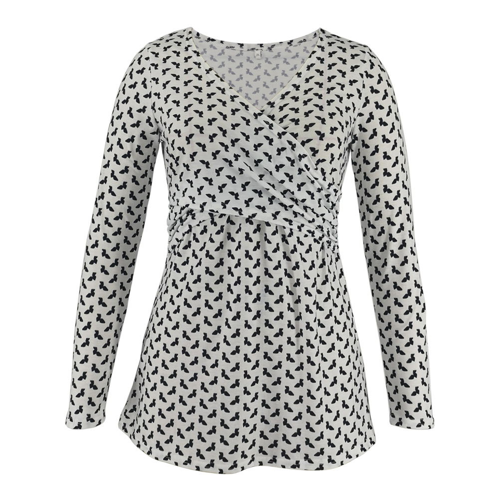 Women’s Deep V-Neck Maternity & Nursing Top product image 11