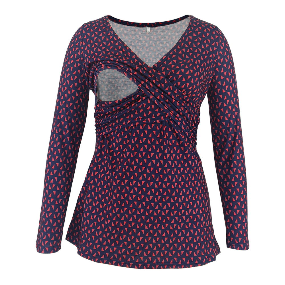 Women’s Deep V-Neck Maternity & Nursing Top product image 22