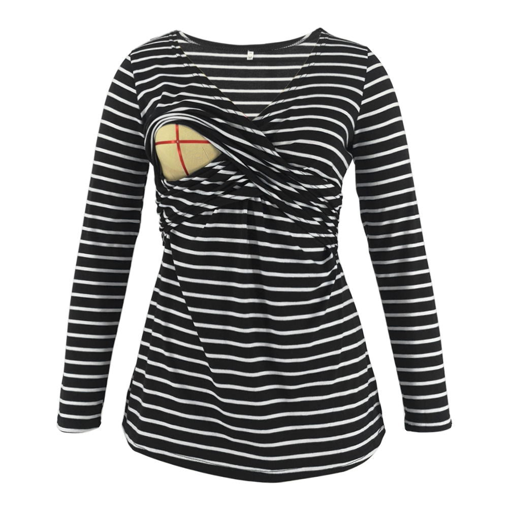 Women’s Deep V-Neck Maternity & Nursing Top product image 14