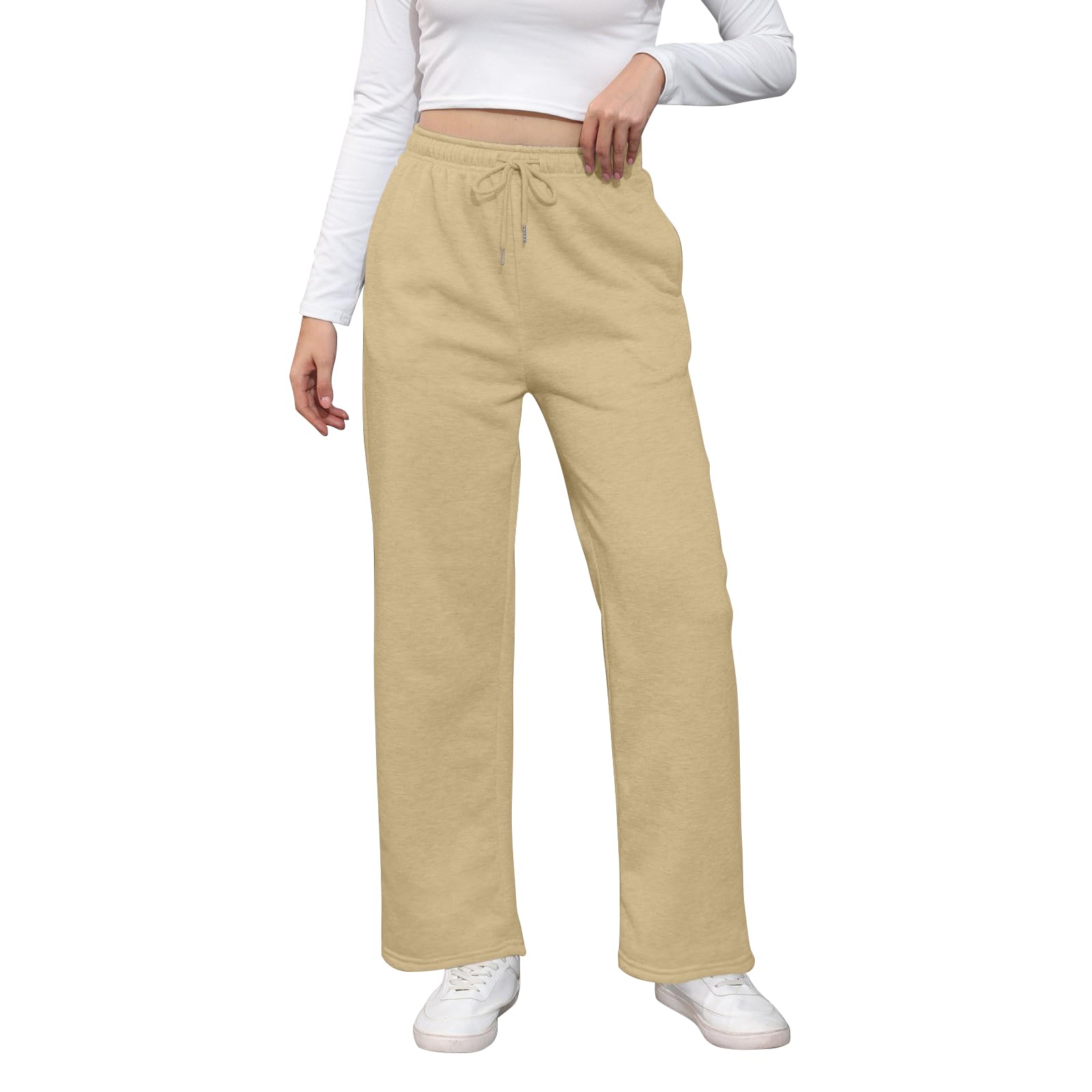Women’s Wide-Leg Fleece Sweatpants